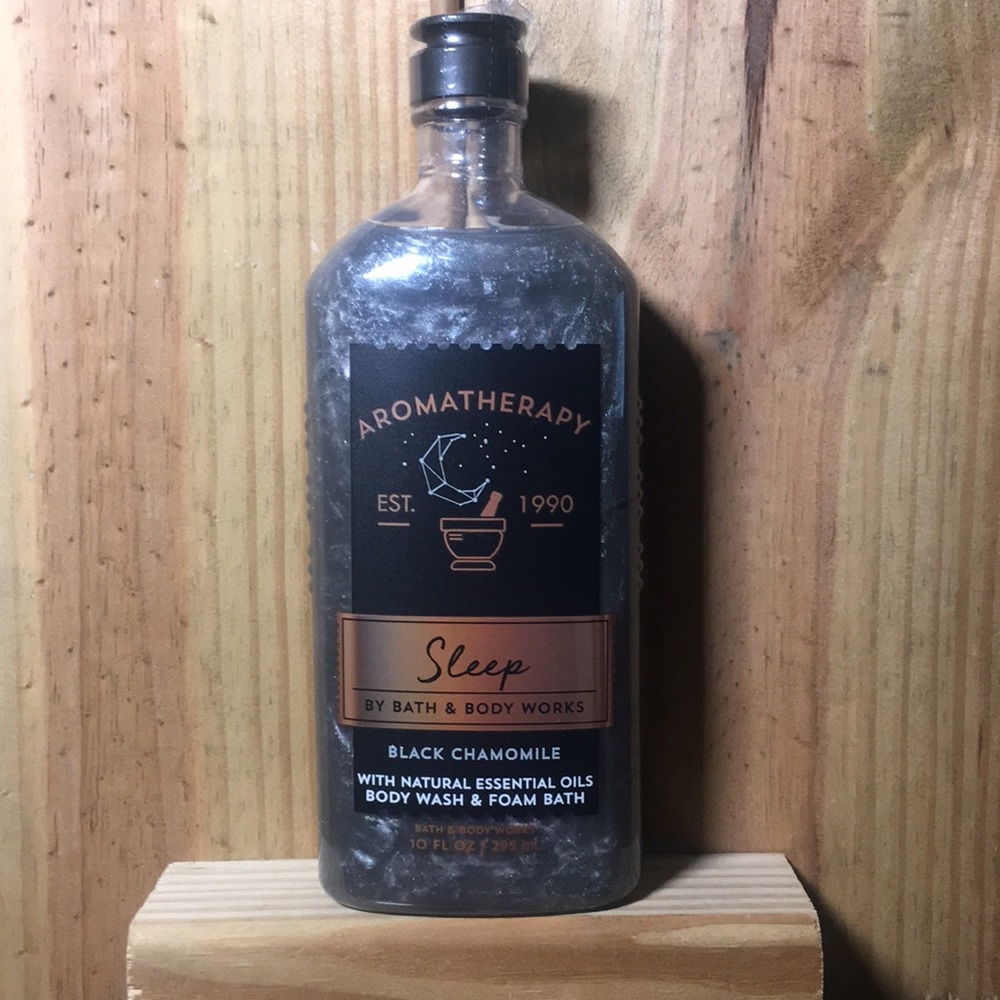 Sleep Black Chamomile Body Wash Foam Bath